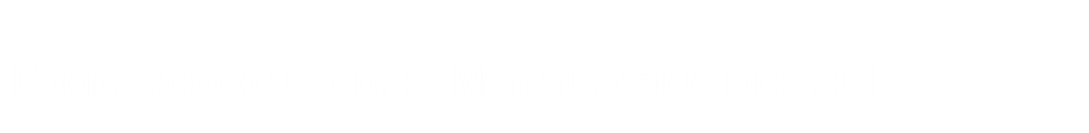 Expression of Interest: Mental Health First Aid